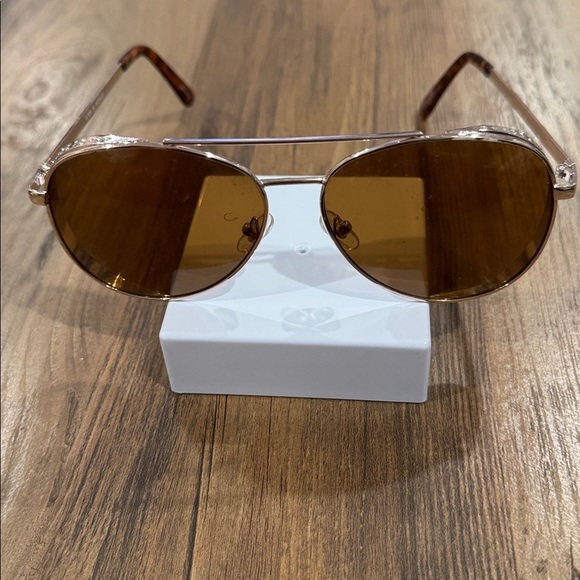 Joe’s Accessories - Joe’s Brown Aviator Sunglasses